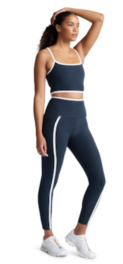 SPACEDYE NEW MOVES HIGH WAISTED MIDI LEGGING