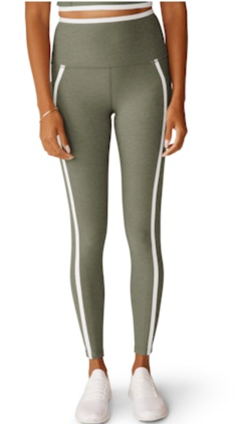 SPACEDYE NEW MOVES HIGH WAISTED MIDI LEGGING