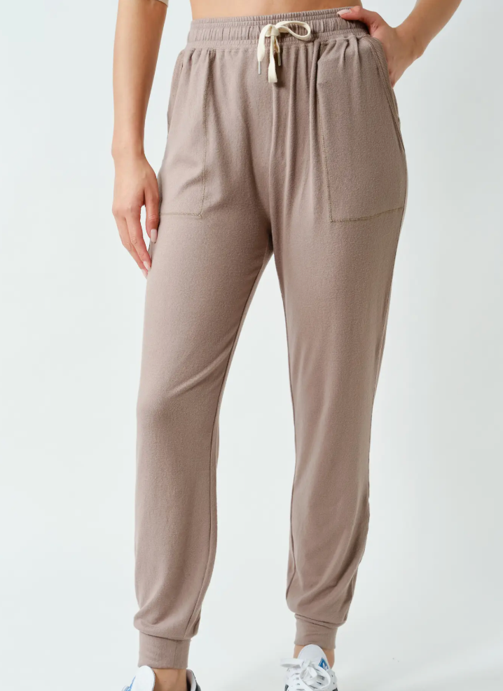 Brushed Hacci Lounge Joggers