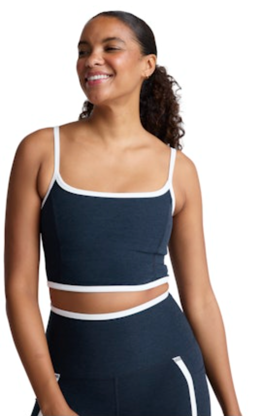 SPACEDYE NEW MOVES HIGH CROPPED TANK