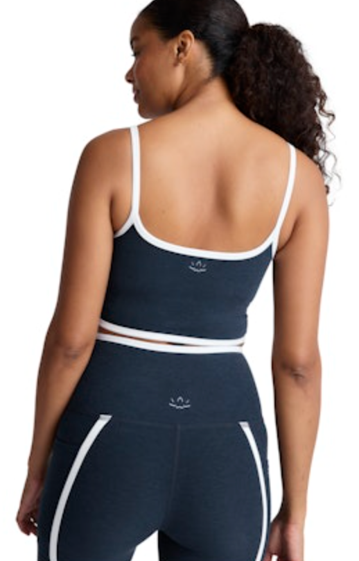 SPACEDYE NEW MOVES HIGH CROPPED TANK