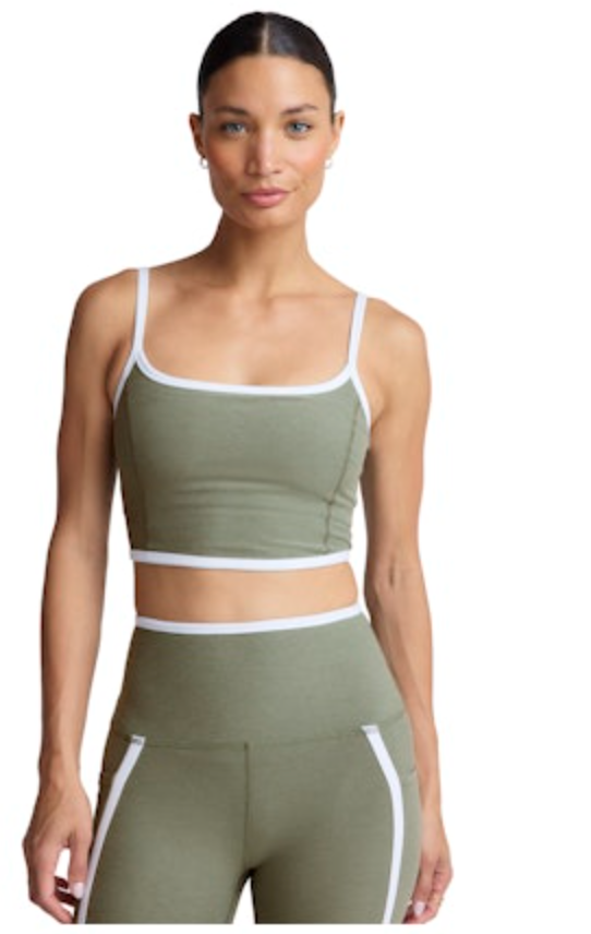 SPACEDYE NEW MOVES HIGH CROPPED TANK