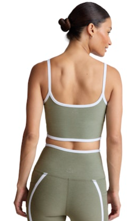 SPACEDYE NEW MOVES HIGH CROPPED TANK