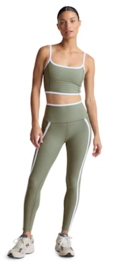 SPACEDYE NEW MOVES HIGH CROPPED TANK