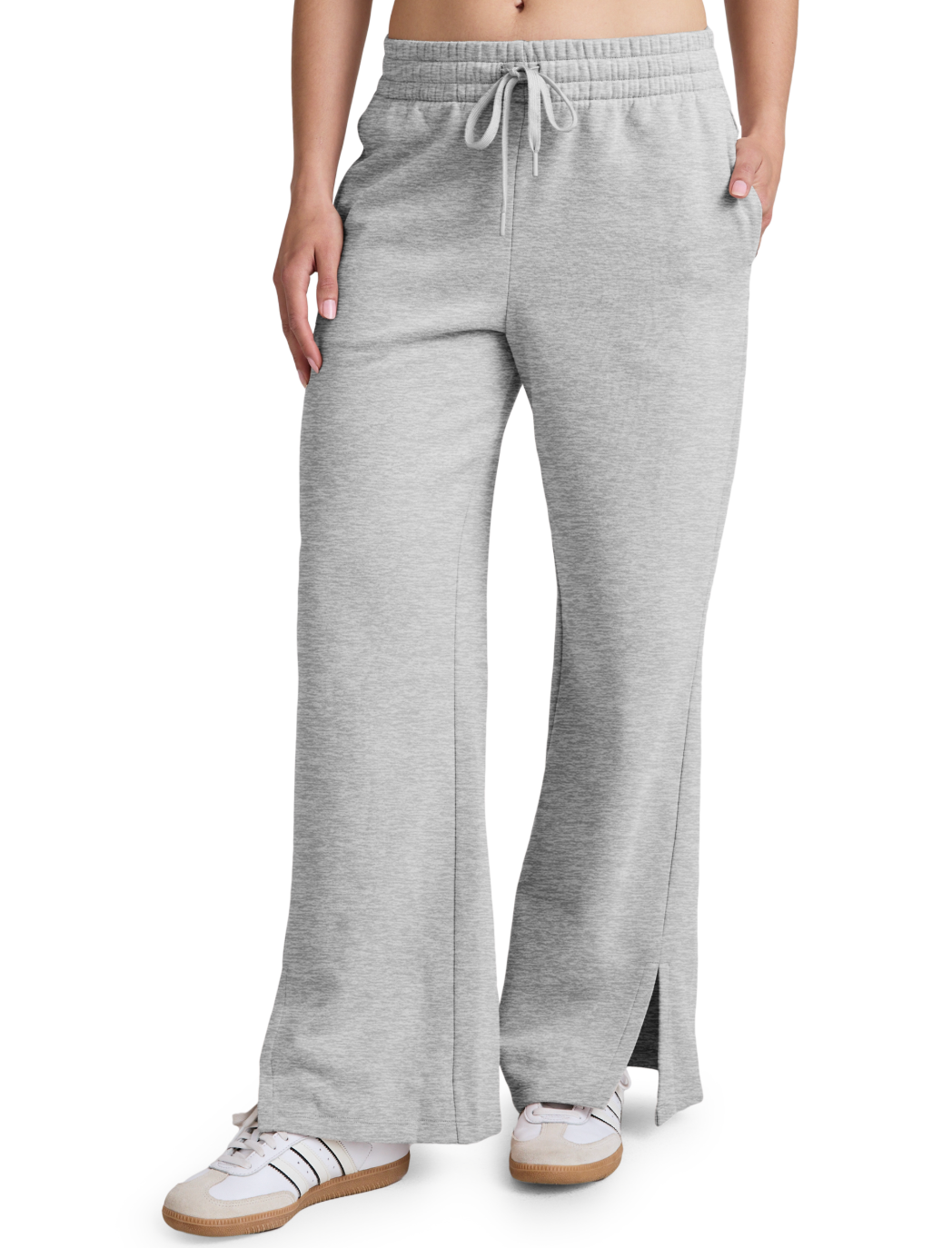 luxefleece tranquil slit wide leg pant