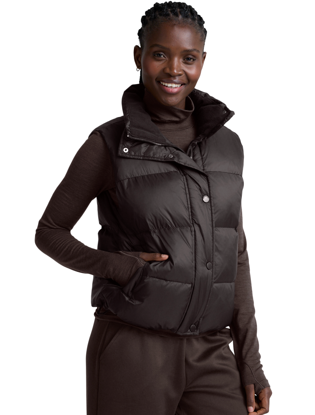 big cozy puffer vest