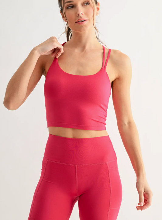Venice Cloud Light Criss-Cross Sports Bra